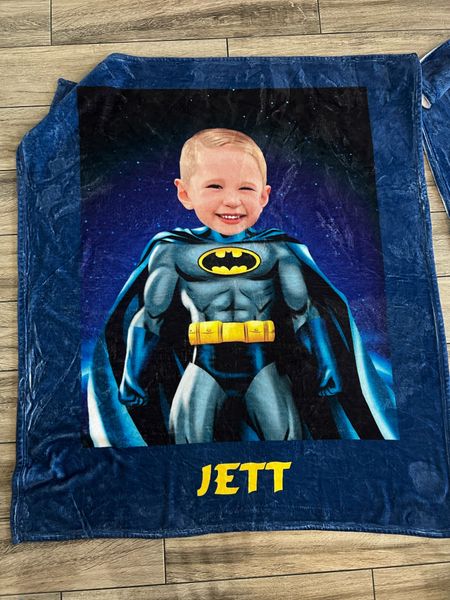 Personalized super hero blankets for kids 

#LTKhome #LTKkids #LTKunder50