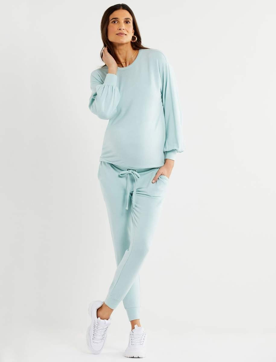 Under Belly French Terry Maternity Jogger Pant | A Pea In The Pod