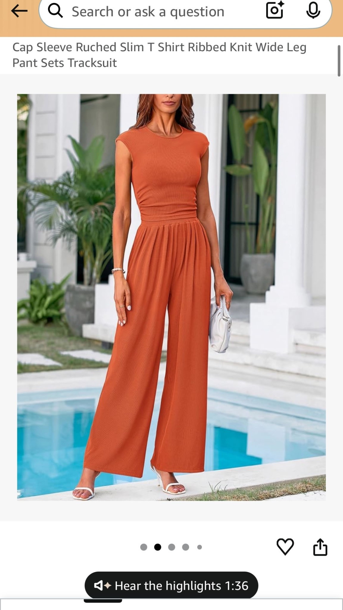 Add to cart: $40 two piece set in orange. 