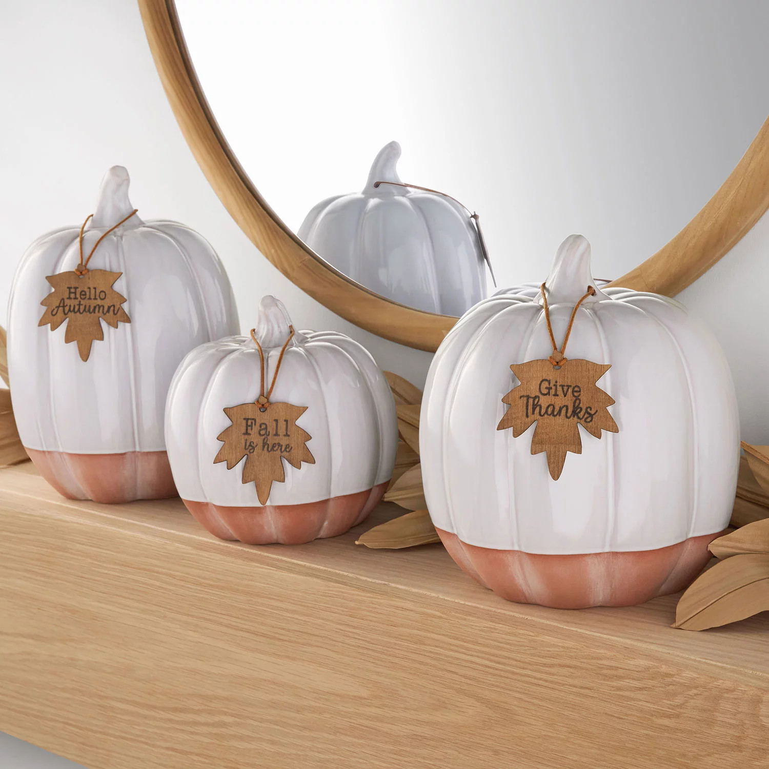 Member's Mark Harvest Ceramic Pumpkins, Set of 3 | Sam's Club