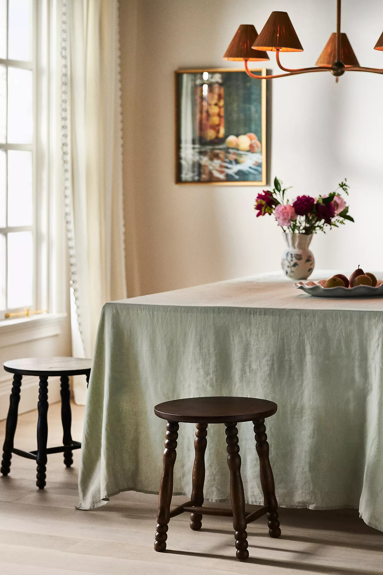 Pierre Turned Wood Stool | Anthropologie (US)