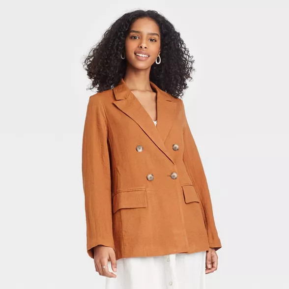 Women's Double Breasted Blazer - A New Day™ | Target