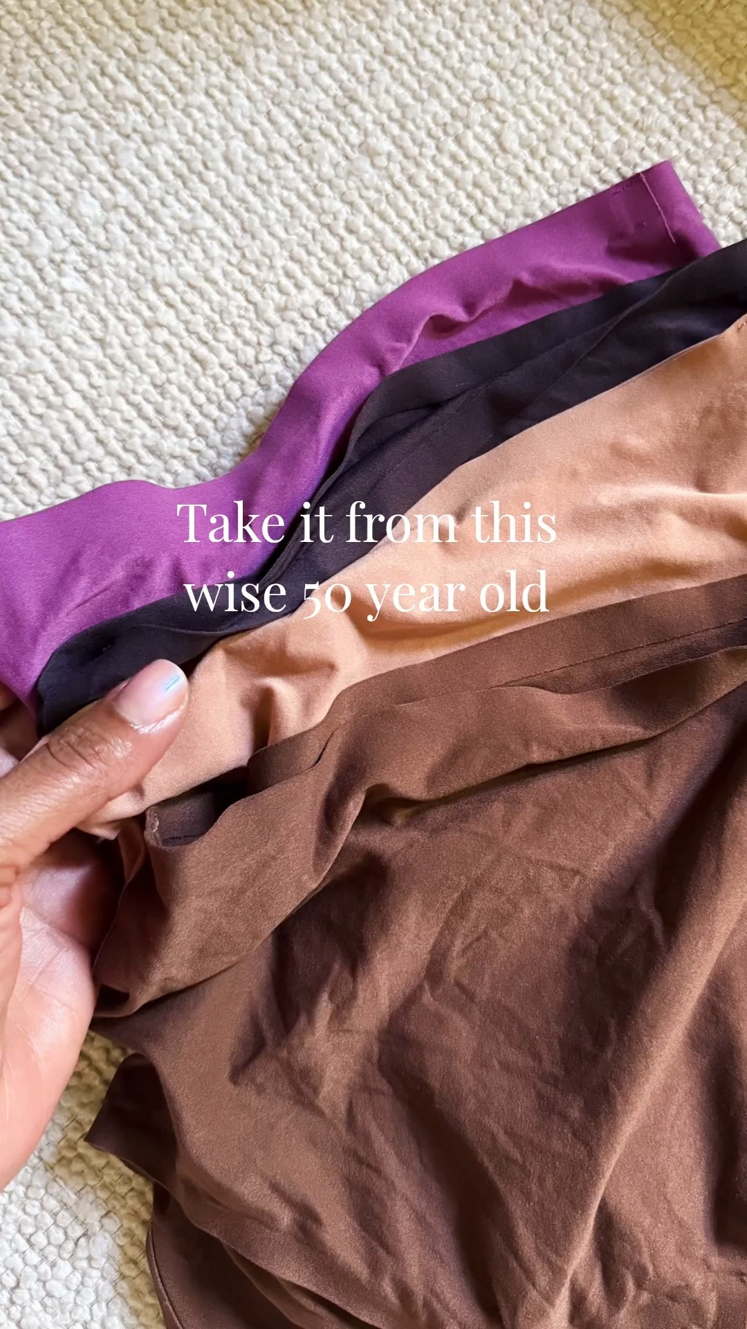 Granny? Yes. Best underwear ever? Also yes. They are pricey but stop playing games in your underwear drawer. We are far too worthy to be fishing out the ones that are actually comfortable. Only took me about 50 years 😅 Don’t let that be you :) try ONE pair and thank me later! Super light, extremely stretchy, minimal panty lines and a cotton gusset. You won’t even feel them. I have the high waist brief and they also come in hipster, high cut brief and more (even thong if you like). One size fits most but they have a plus version for 1x-4x which I’ve also linked. One for $22 or 3 for $54. Or try a sale color  You are worthy of feeling comfortable in your underwear! K love you byeeee. 



#LTKselfcare #LTKOver40