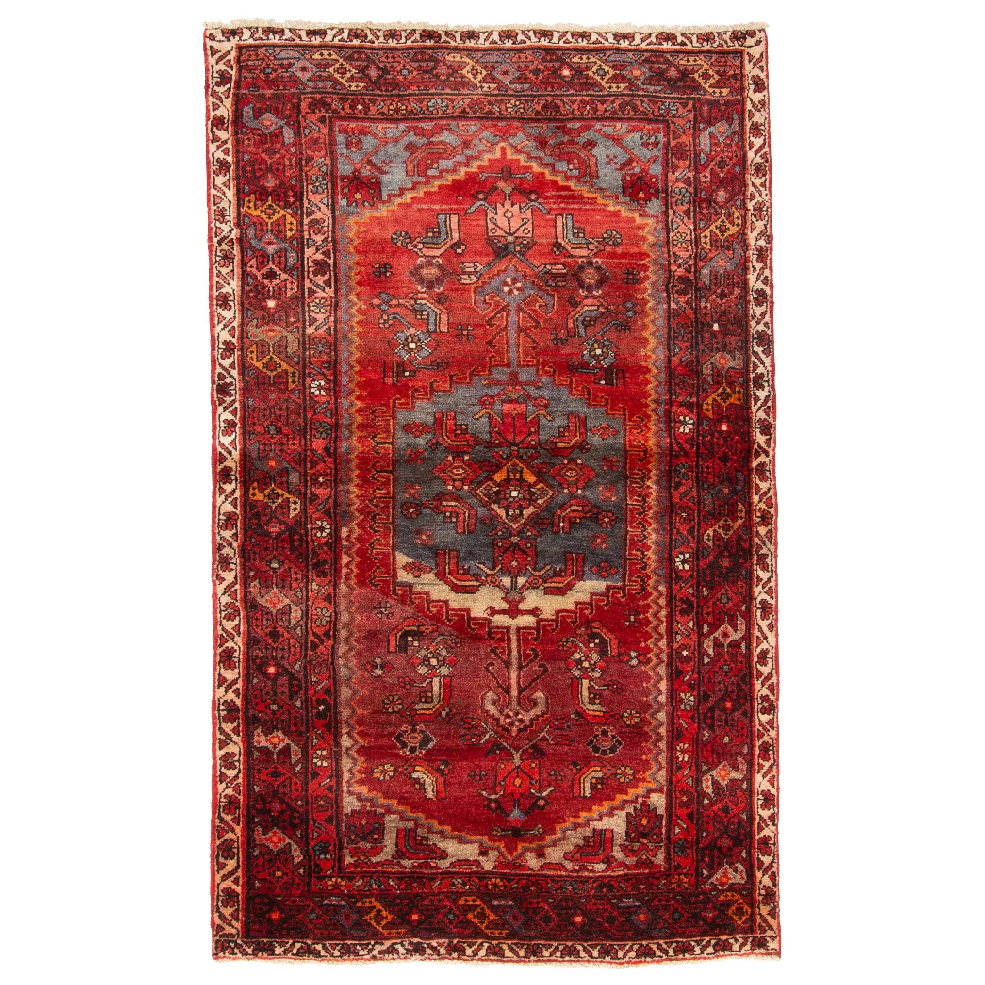 ECARPETGALLERY Hand-knotted Andelz Red Wool Rug - 3'10 x 6'4 | Overstock