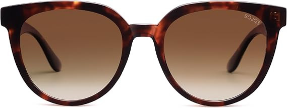 SOJOS Trendy Cat Eye Round Polarized Sunglasses for Women Fashion UV Protection Sunnies Sunglasse... | Amazon (US)