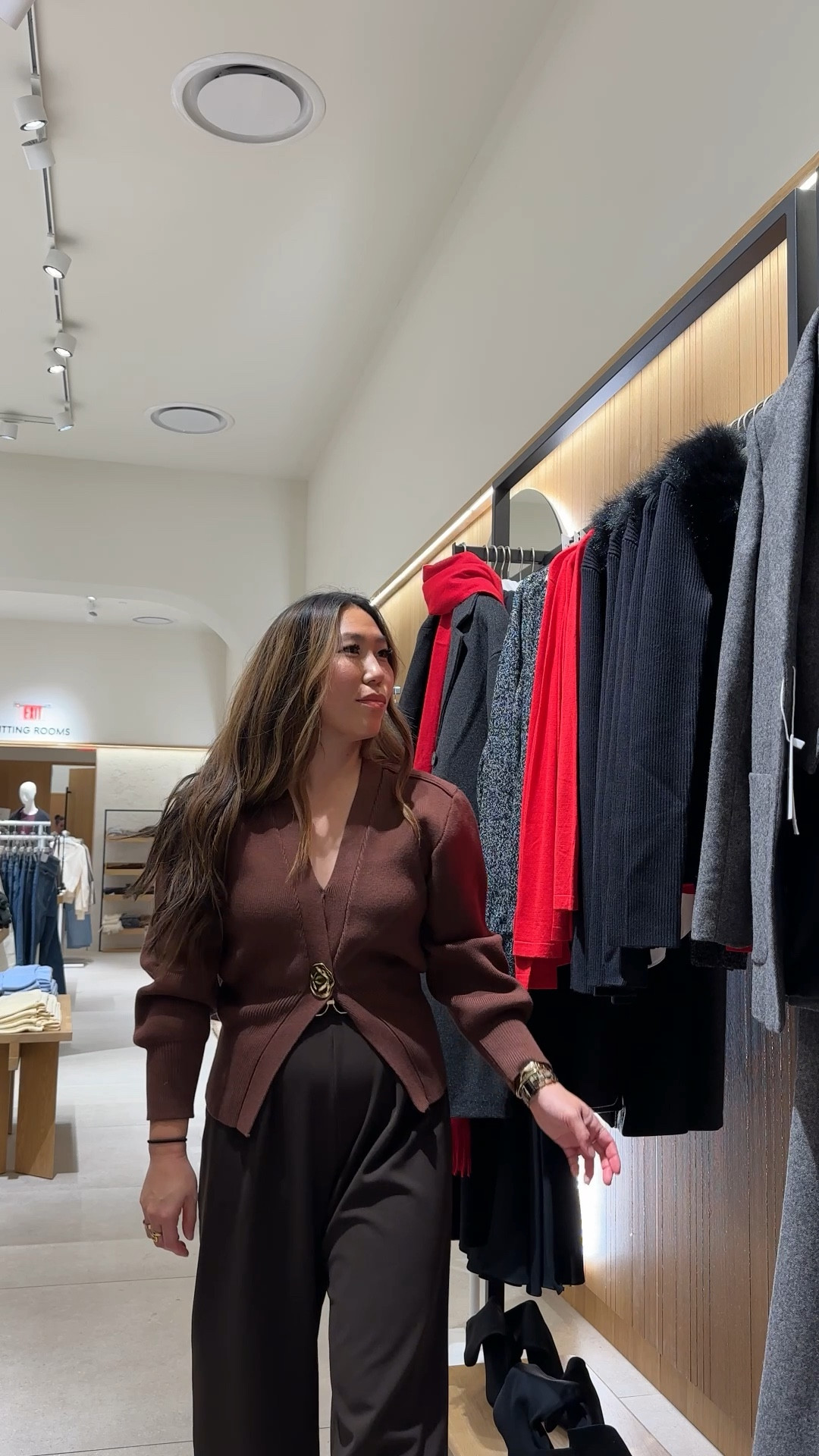 Come shopping with me! I love a good chocolate monochromatic outfit. Top sweater low v neck with pendant is from Amazon, casual pleated pants are from H&M.

#LTKootd #LTKgrwm #LTKdayinmylife