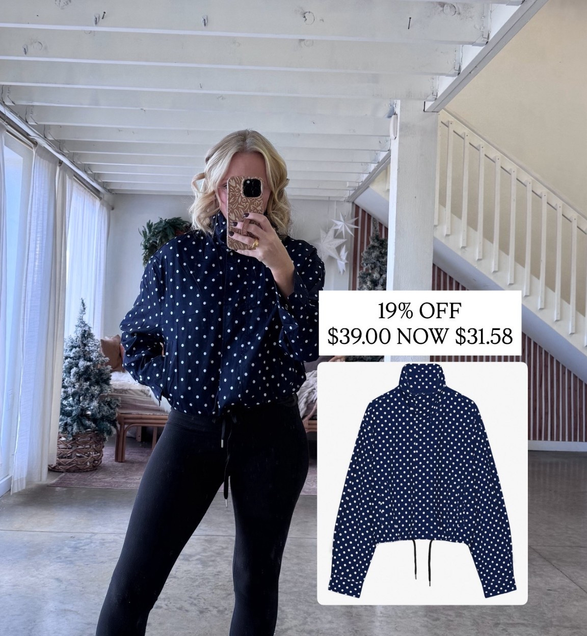 AMAZON Polka dot Jacket in BLUE.

Fits TTS.

Jacket | gift idea | gift idea for her | Amazon find | Amazon style | affordable fashion | sale alert | Black Friday sale

#LTKSaleAlert #LTKGiftGuide #LTKootd