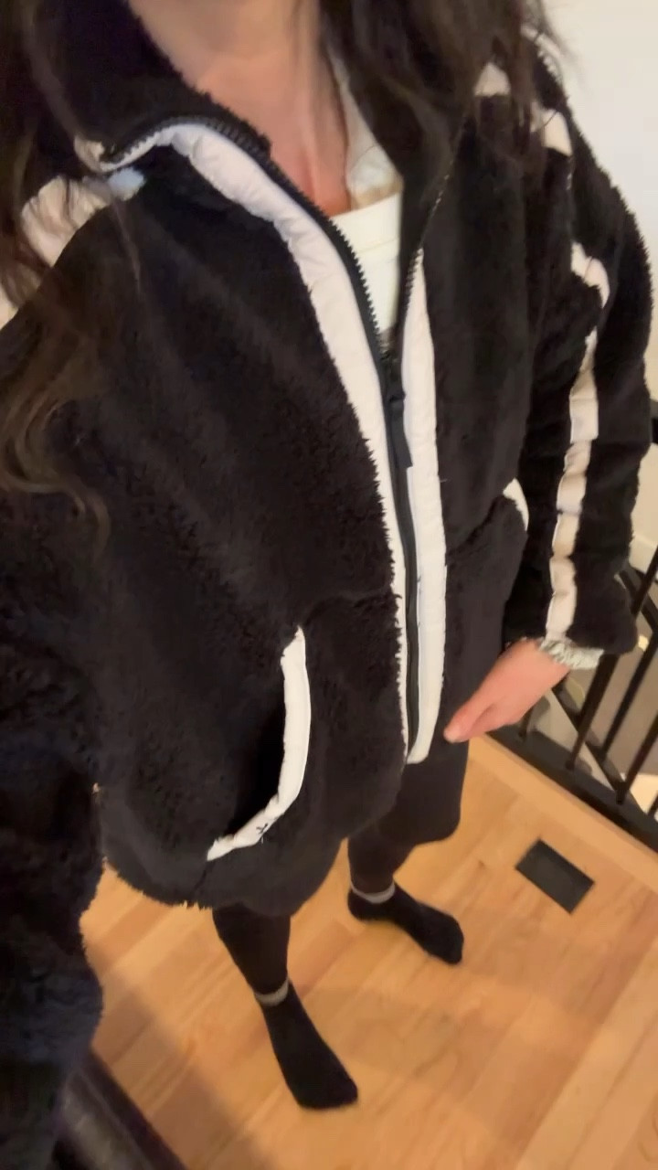 Super cute fleece 40% off, on sale for $24 from Target! True to size, I’m wearing XS. Also linking my fave winter coat from there and my socks on sale for $7.99! #

#LTKCyberWeek #LTKSaleAlert
