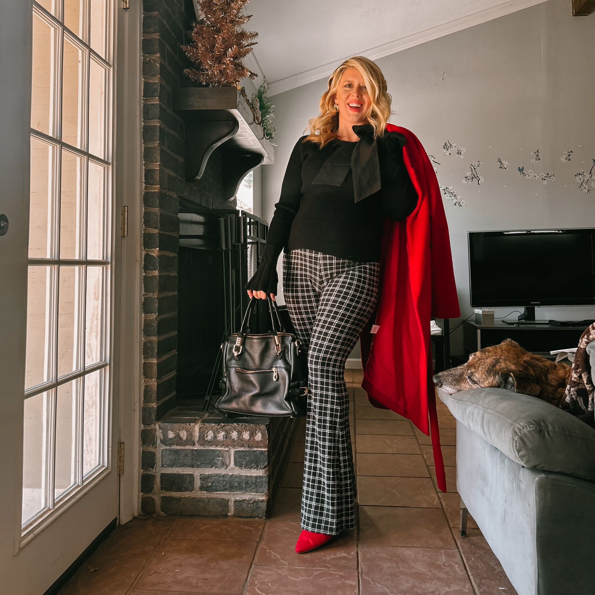 Black white and red all over! 🖤🤍❤️

#LTKstyletip #LTKfindsunder100 #LTKworkwear