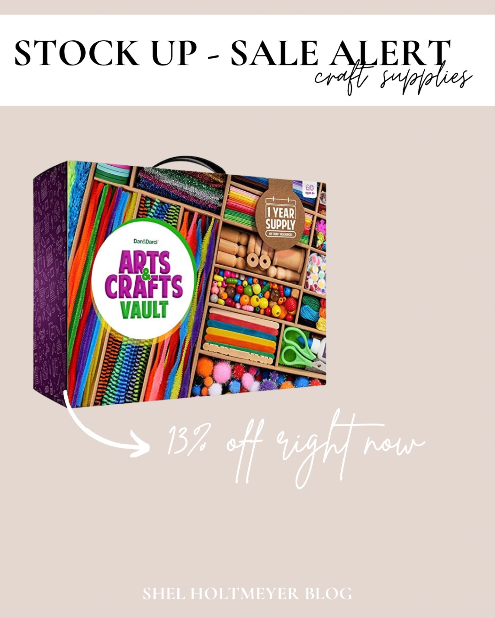 Keep your kids entertained all summer with our fun and creative craft supply kits! Perfect for sparking imagination and making lasting memories. 🖍️✂️✨ #SummerCrafts #KidsActivities #CreativeFun

#LTKSaleAlert #LTKFamily #LTKKids