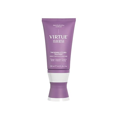 VIRTUE Flourish Hair Thickening Styling Treatment for Thinning or Fine Hair, Volumizes and Thickens Thin Hair, 4 Fl Oz | Amazon (US)