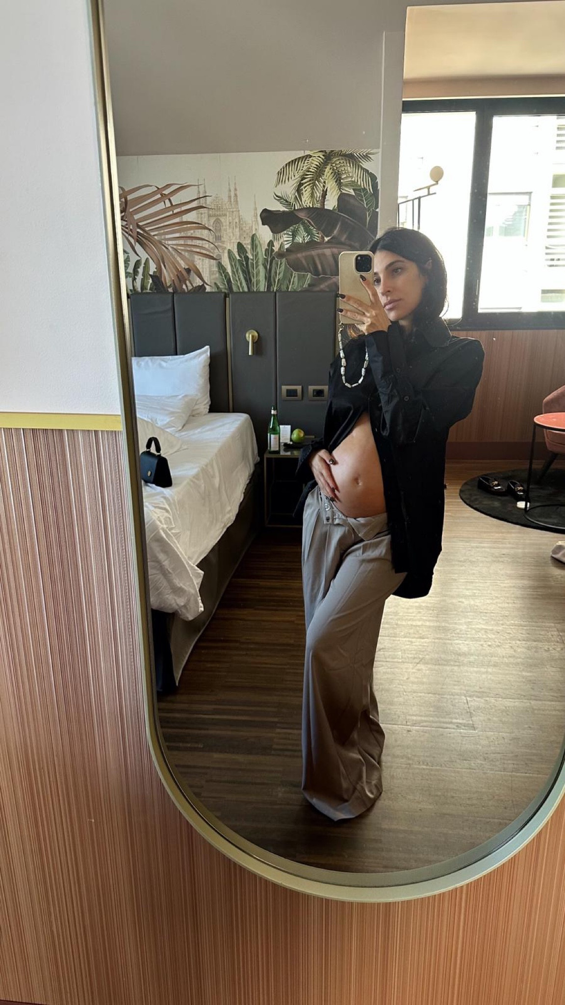 Unbottoned black shirt and taupe trousers look 🖤

outfit inspiration, autumn outfit, COS, Ateljé, oversized tailored shirt,  Mango, Arket, & Other stories, De Binenkorf, phone case and phone cord, relaxed trousers, Nederland. 

#LTKSeasonal #LTKeurope #LTKstyletip