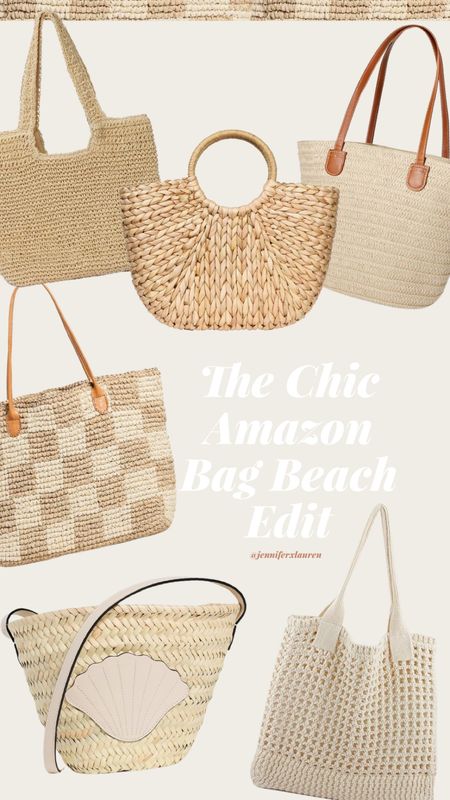 The chic Amazon beach bag edit

Amazon beach bag, Amazon beach essentials, Amazon summer bag 

#LTKfindsunder100 #LTKstyletip #LTKfindsunder50