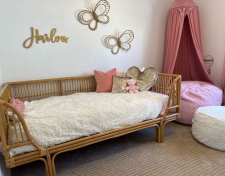 Little girls room | rattan bed 

#LTKfamily #LTKhome #LTKkids