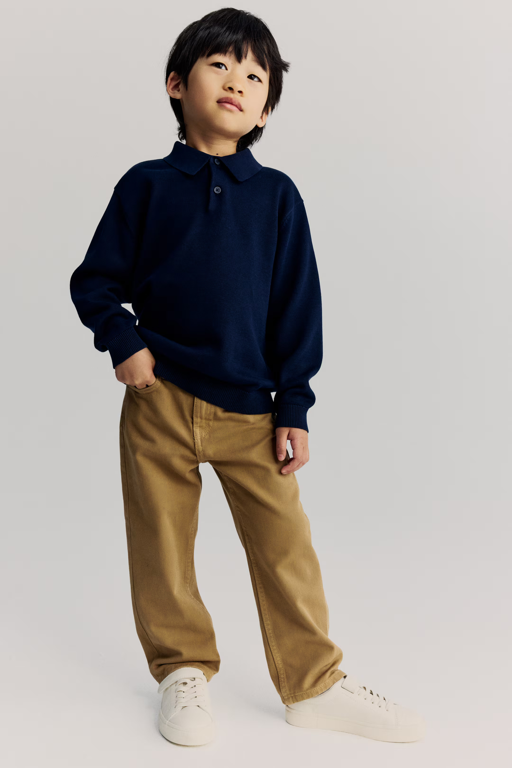 Fine-Knit Polo Shirt | H&M (US + CA)