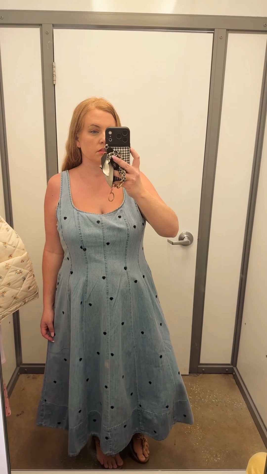 This look will not stay in stock ✨
The quilted floral jacket gives major LoveShackFancy vibes and the heart denim dress looks so high-end.
Both are flattering, comfortable, and even better in person.
If you’ve been thinking about it, this is your sign 

#LTKdayinmylife #LTKValentine #LTKootd