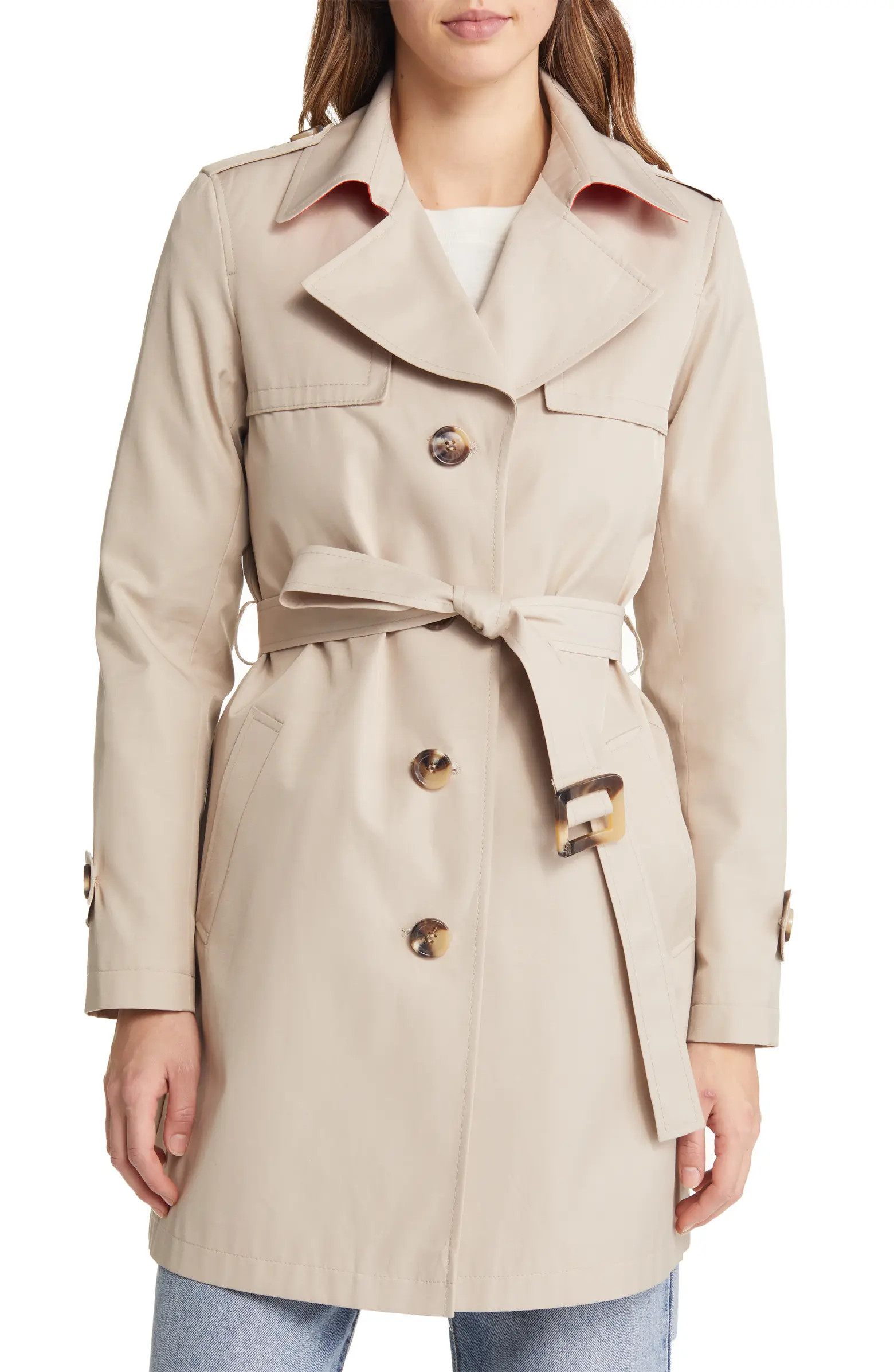 Water Repellent Cotton Blend Trench Coat | Nordstrom