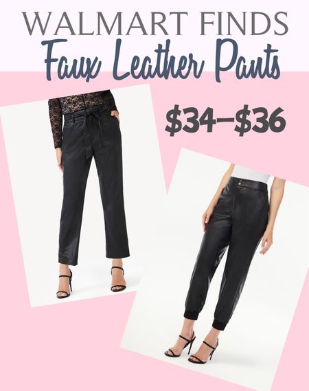 Faux leather pants do t gave to break the back! Love these Sofia Jeans by Sofia Vergara options! I have a pair from last year and love mine!! TTS #walmart #walmartfinds #fauxleatherpants 

#LTKHoliday #LTKunder50 #LTKstyletip