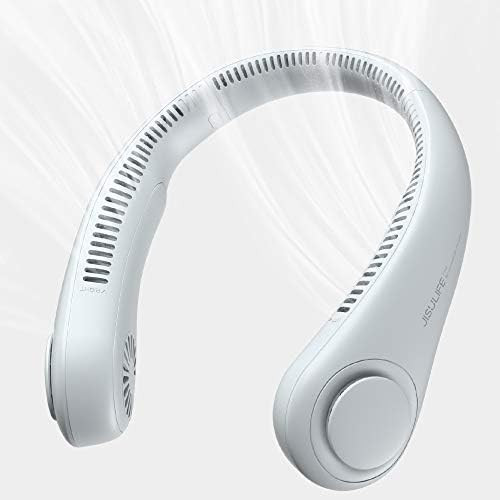 JISULIFE Portable Neck Fan, Hands Free Bladeless Fan, 4000 mAh Battery Operated Wearable Personal... | Amazon (US)