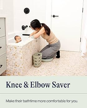 Lalo Knee & Elbow Saver - Foldable Padded Cushions for Bathtime Relief, Quick-Dry, Suction Cups f... | Amazon (US)