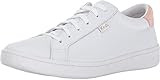 Keds Women's Ace Leather Fashion Sneaker, White/Blush, 9 | Amazon (US)
