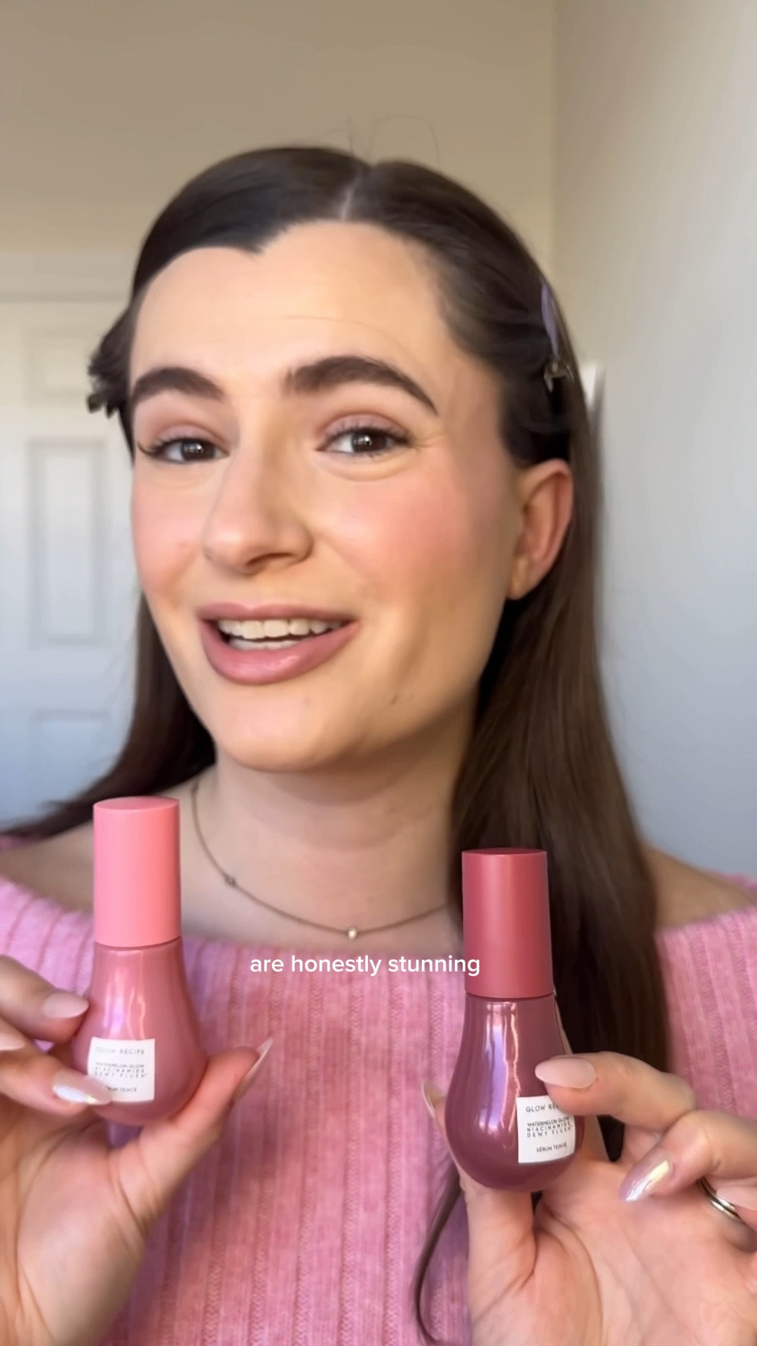 This is my first time trying the Glow Recipe Dewy Flushes and I think I may be obsessed? The flushes (not blushes) are a super sheer formula so you can be good to go with one swipe or build it up for a more saturated look. Today I tried watermelon and berry and there are also two other shades available 🩷❤️

#LTKBeauty #LTKFindsUnder50 #LTKgrwm