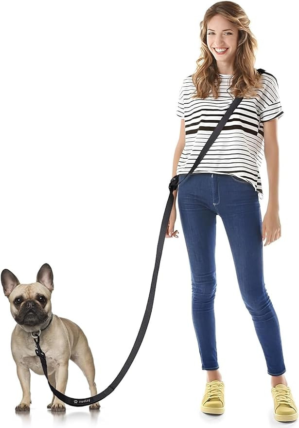 Hands Free Dog Leash, 8.2ft Multifunctional Crossbody Rope with Explosion-Proof Handle and Adjust... | Amazon (US)