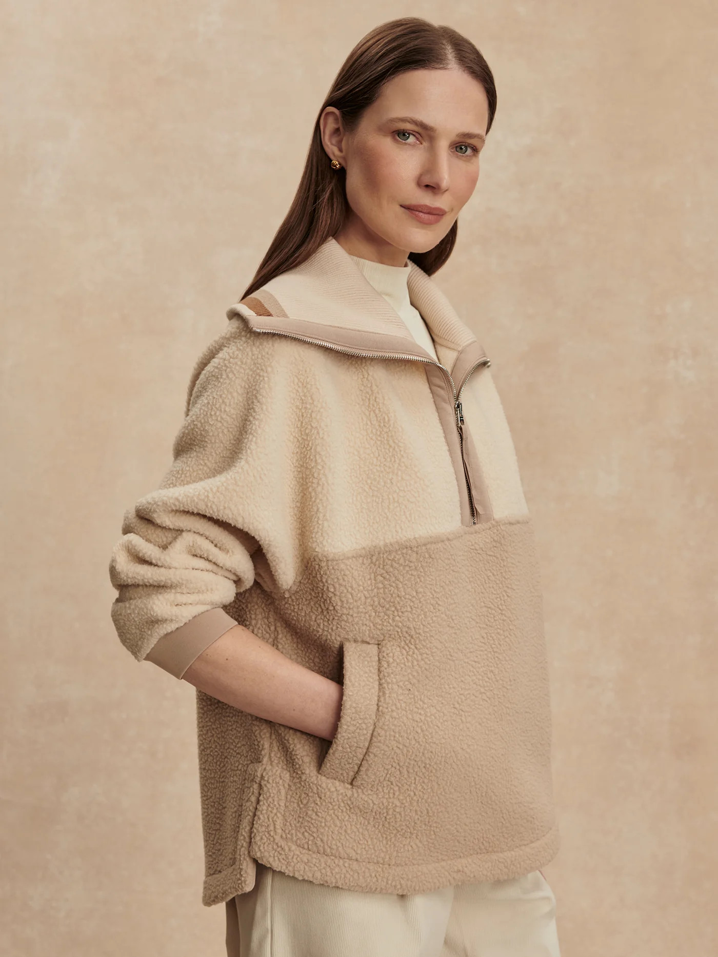 Carmine Relaxed Half-Zip Fleece | Varley US