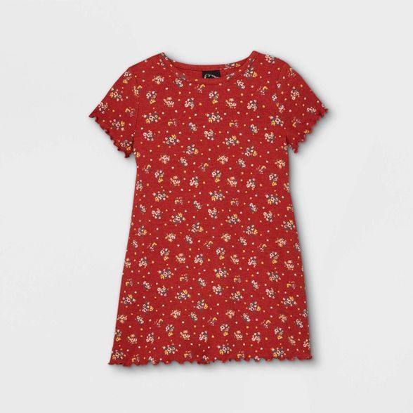 Toddler Girls' Ribbed Short Sleeve Dress - art class™ | Target