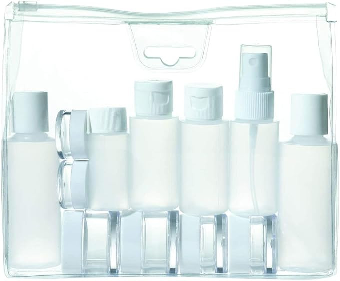 Conair Travel Sized Toiletries, TSA Approved Travel Bottles, Travel Sized Bottles by Travel Smart... | Amazon (US)