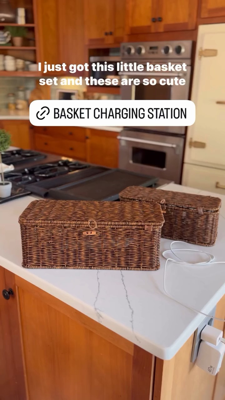 These basket charging stations hide chords so well and are so cute!!

Amazon finds, organization 

#LTKSaleAlert #LTKHome