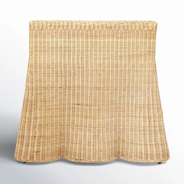 Cabo 36" Scalloped Rattan Console Table | Birch Lane