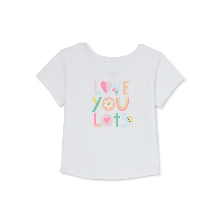 Garanimals Baby Girls Graphic Tee with Short Sleeves, Sizes 0-24M - Walmart.com | Walmart (US)