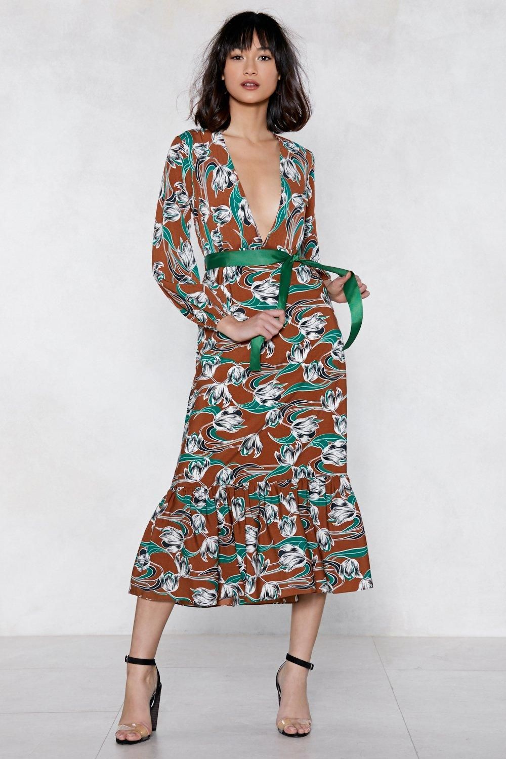 Give It a Tie Floral Dress | NastyGal (US & CA)