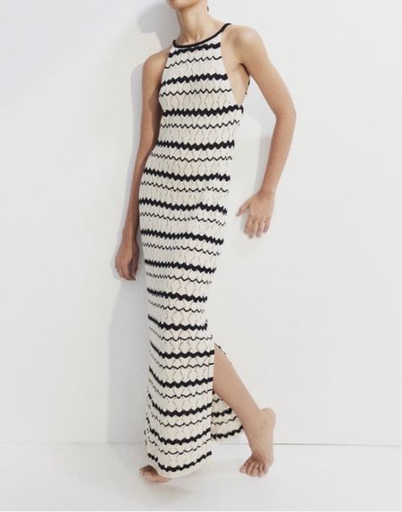 Black and white crochet maxi dress - summer beach outfit 

#LTKfindsunder50 #LTKSeasonal #LTKstyletip