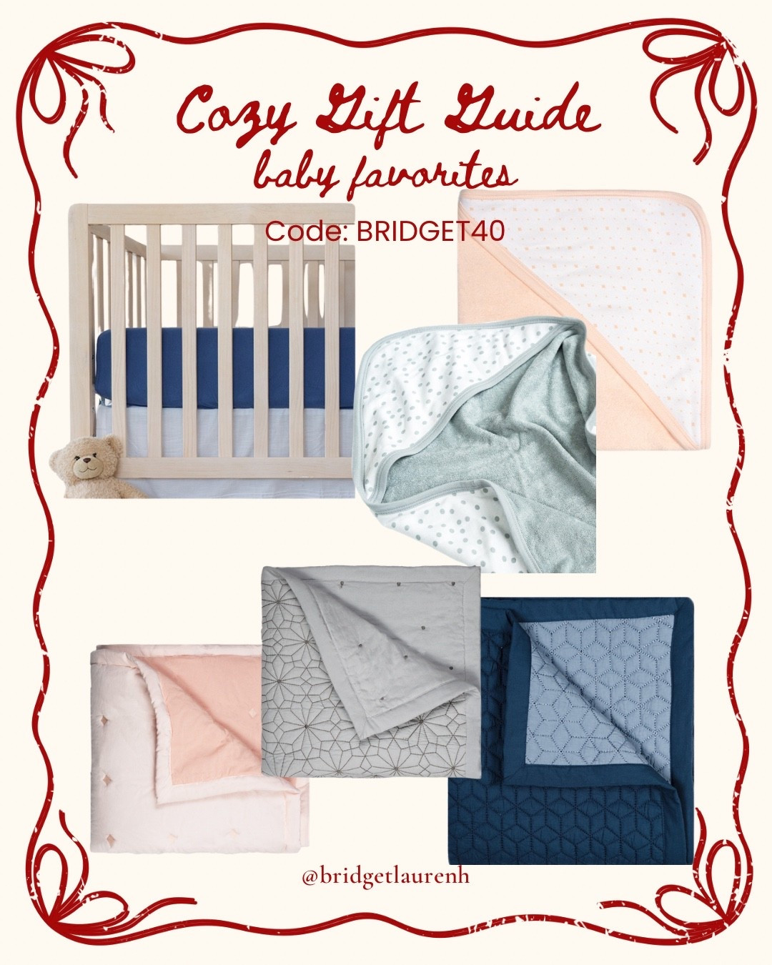 40% off with my code Bridget40 on all the cute and cozy baby things at Cariloha! #ad #livecariloha 

#LTKGiftGuide #LTKCyberWeek #LTKHoliday