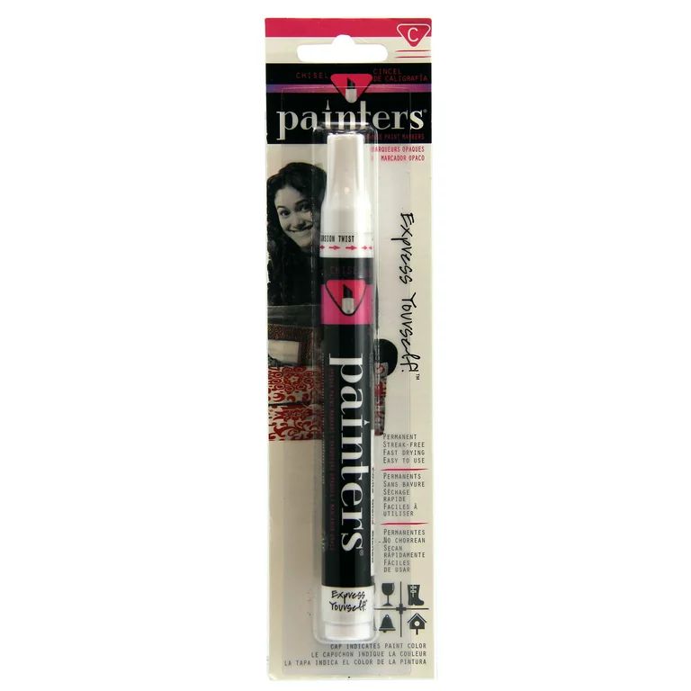 Painters Chisel Tip White Permanent Paint Marker, 1 Each | Walmart (US)