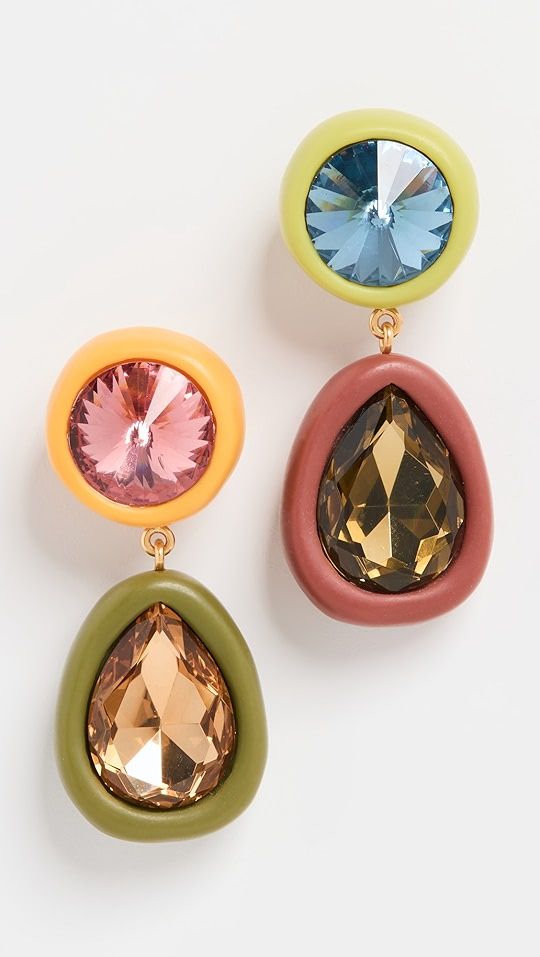 Crystal Double Drop Earrings | Shopbop