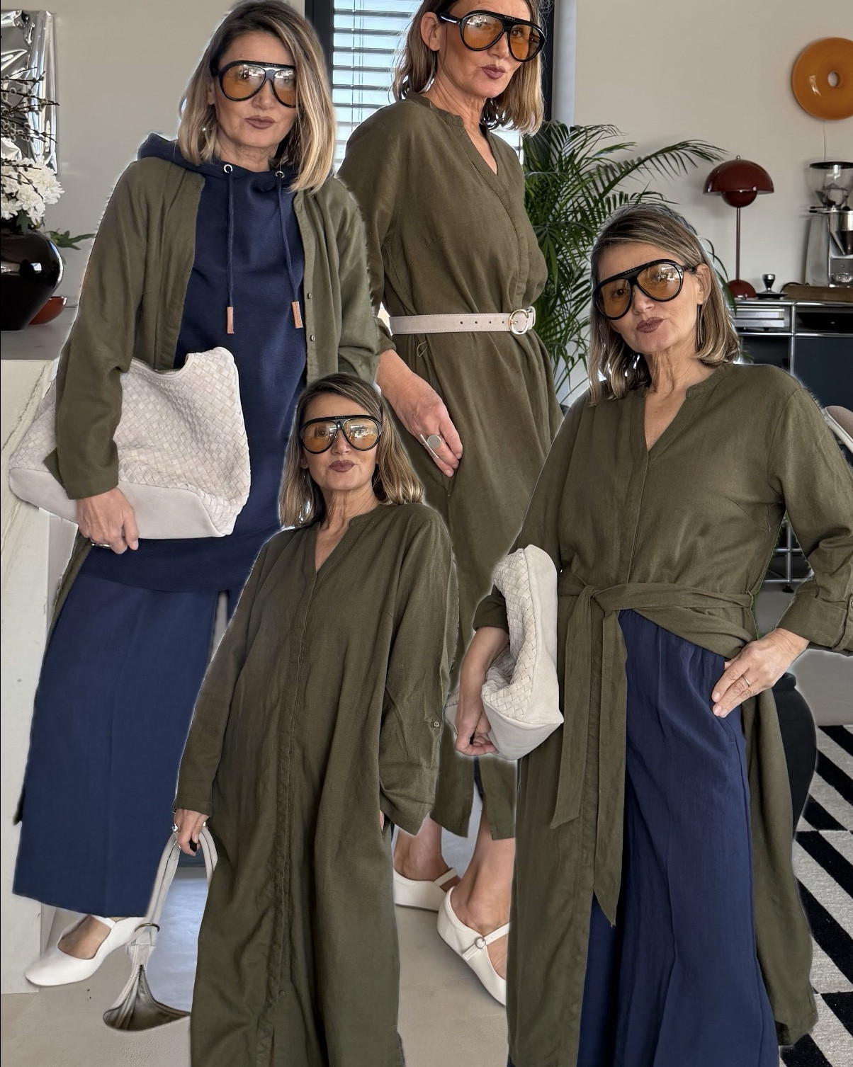 Leinenkleid verschieden kombiniert, bei Ela wird gelayert 
Looks von @bonprix 

#LTKspring #LTKmidsize #LTKstyletip