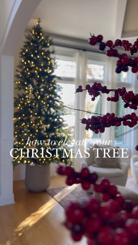 How to elevate your Christmas tree —simply place it in a large planter and secure with towels! This beautiful tree was gifted by Nearly Natural to me! 

Christmas tree, Holiday decor, Christmas, Holiday decor, Dress, Family, 

#LTKVideo #LTKSeasonal #LTKHoliday