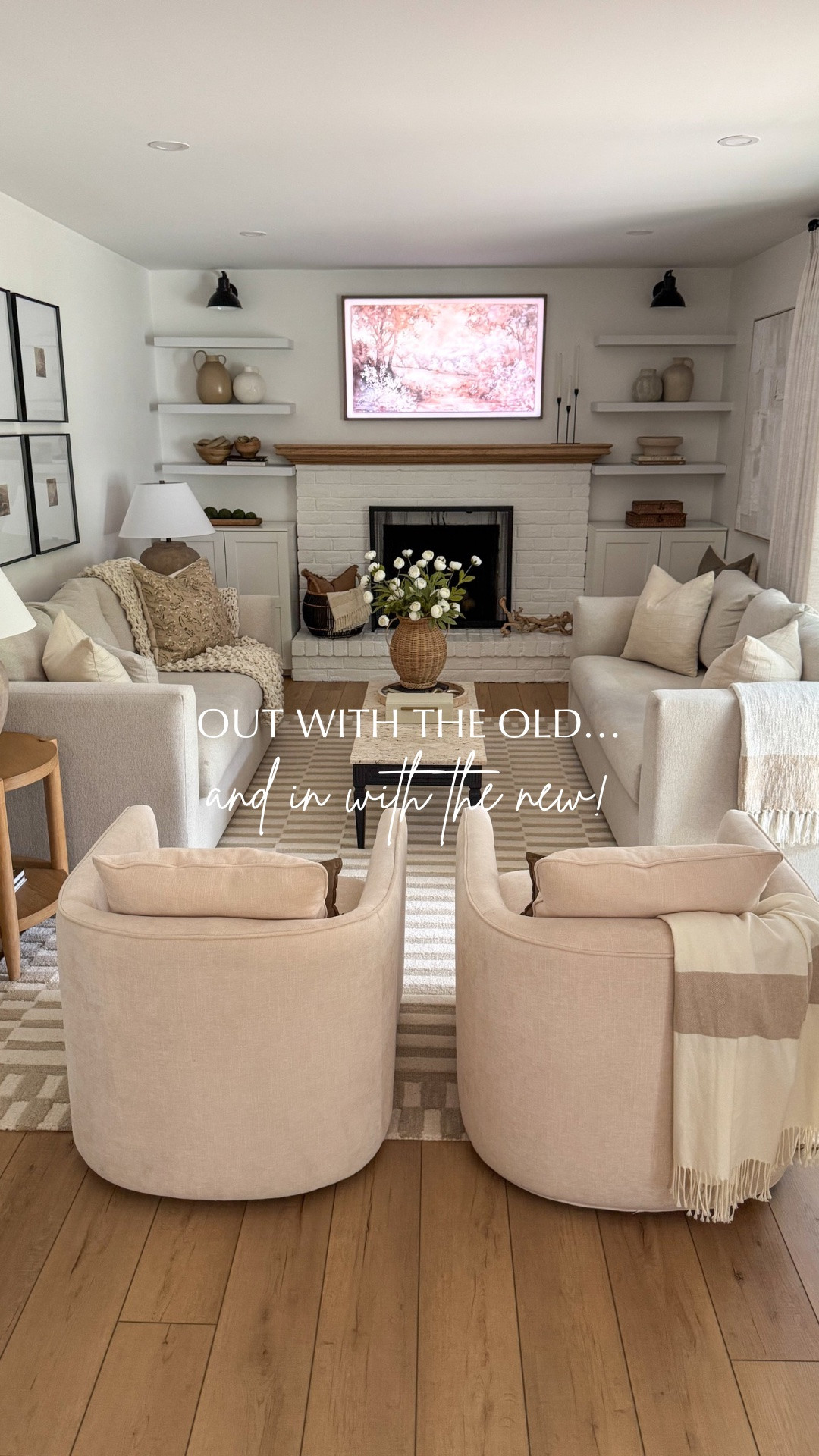 Out with the old… and in with the new👌🏼

It is hard to believe that this is the same space! From a dark outdated room with old carpet to the bright, cozy and inviting space that we’ve always dreamed of. Trust the process🛠️

#beforeandafter #beforeandafterhomeedition #livingroominspo #cozylivingroom #livingroomstyling

#LTKhome #LTKstyletip