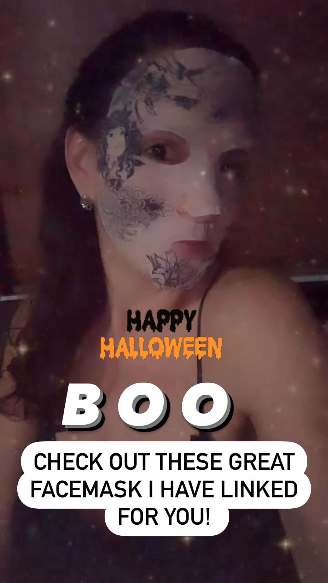 Face mask!! Happy Halloween 😍🎃👻💀Oran

#LTKHalloween #LTKVideo #LTKGiftGuide