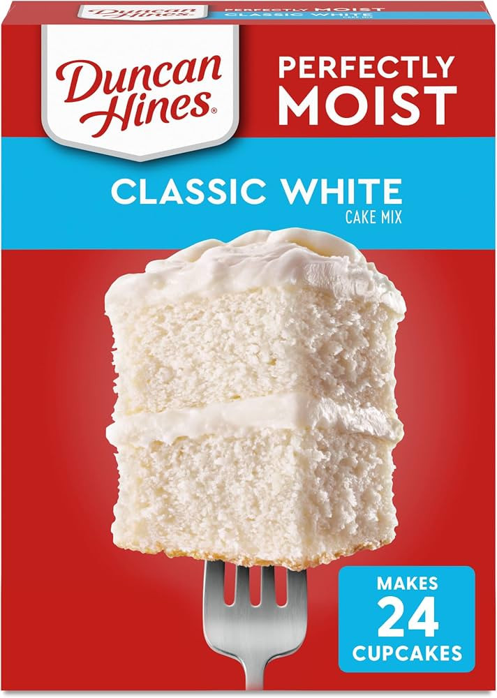 Duncan Hines Classic Cake Mix, White, 15.25 oz | Amazon (US)