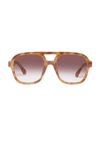 AIRE Whirlpool Sunglasses in Vintage Tort & Brown Gradient from Revolve.com | Revolve Clothing (Global)