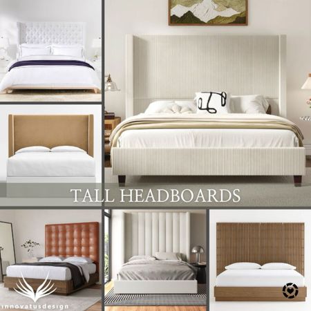 Tall headboards are perfect for both low and high ceiling spaces! Tall headboards can give the illusion of more height in low ceiling bedrooms. Which one is your favorite?

#LTKhome #LTKSeasonal #LTKfamily