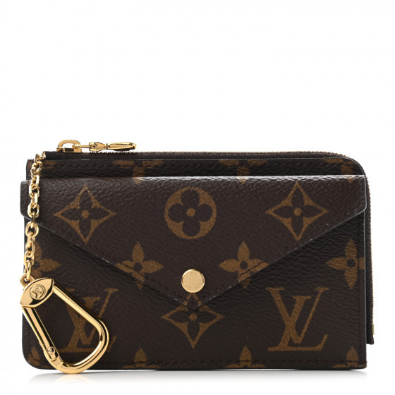 LOUIS VUITTON Monogram Recto Verso Card Holder Black | Fashionphile