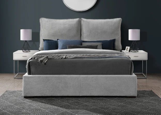 Ebern Designs Elethia Polyester Fabric Bed (3 Boxes) | Wayfair | Wayfair Professional