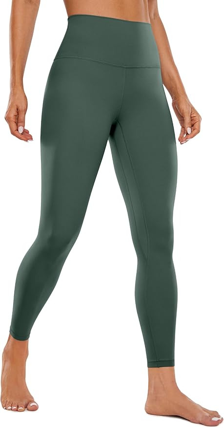 CRZ YOGA Womens Butterluxe High Waisted Yoga Leggings 25" - Double Seamed Buttery Soft Comfy Athl... | Amazon (US)