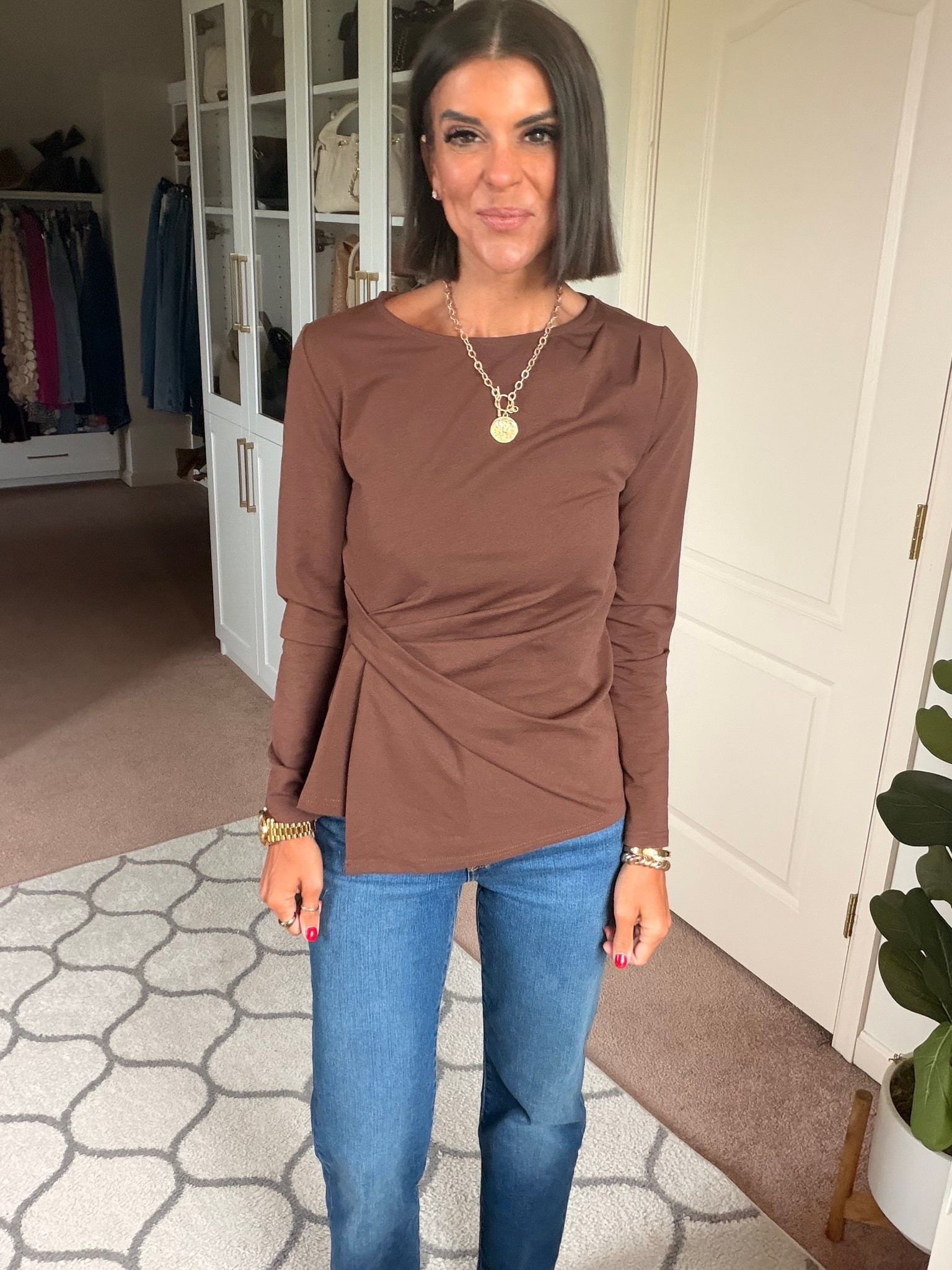 Size small in top jeans tts

#LTKdayinmylife #LTKmomlife #LTKootd