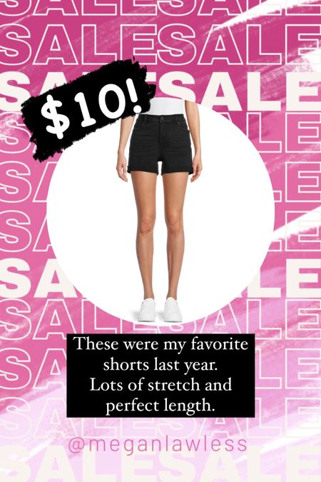 Shorts / women’s shorts / black shorts / spring / summer /. A shipment / spring break / beach / pool / midsize / petite / postpartum/ mom pooch / Walmart / Walmart style / Walmart fashion 

#LTKcurves #LTKunder50 #LTKtravel